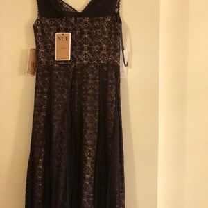 NWT "Nue By Shani" Black Sleeveless Sequined sz 2